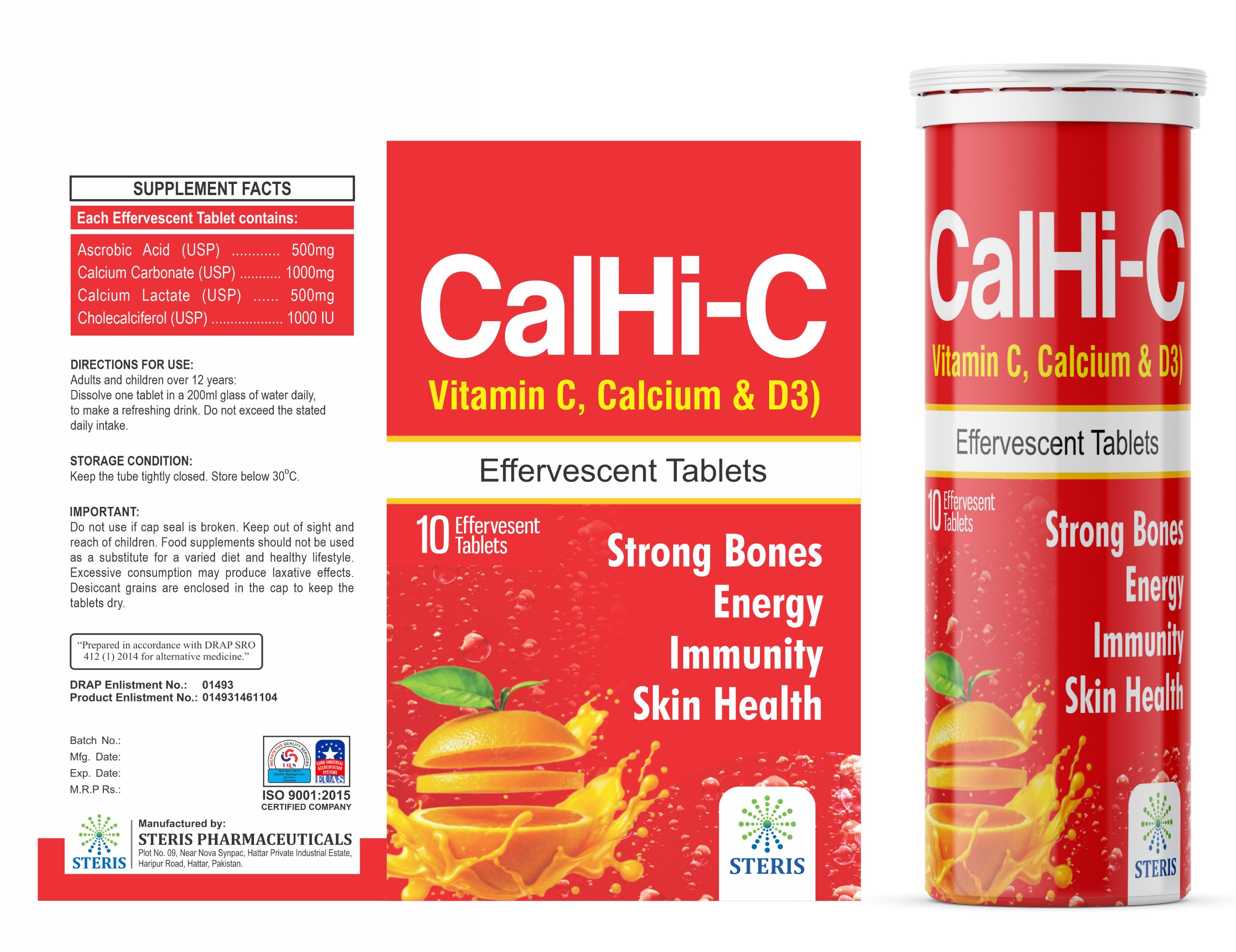 CalHi-C Effervescent Tablets
